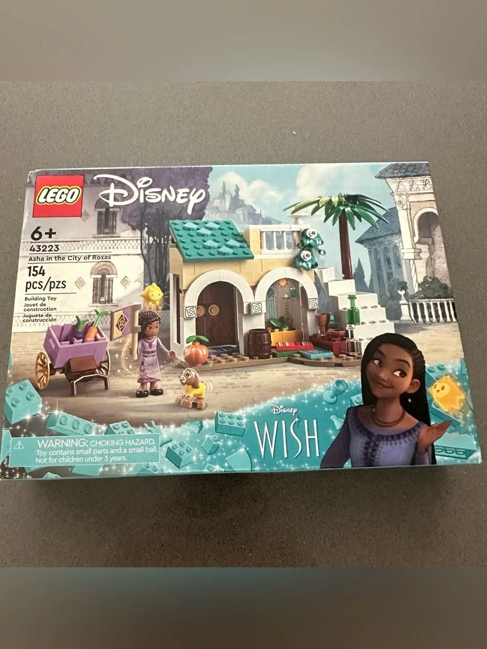 LEGO Disney Wish 43223 Asha in the City of Rosas Building Set 154 Pieces NIB